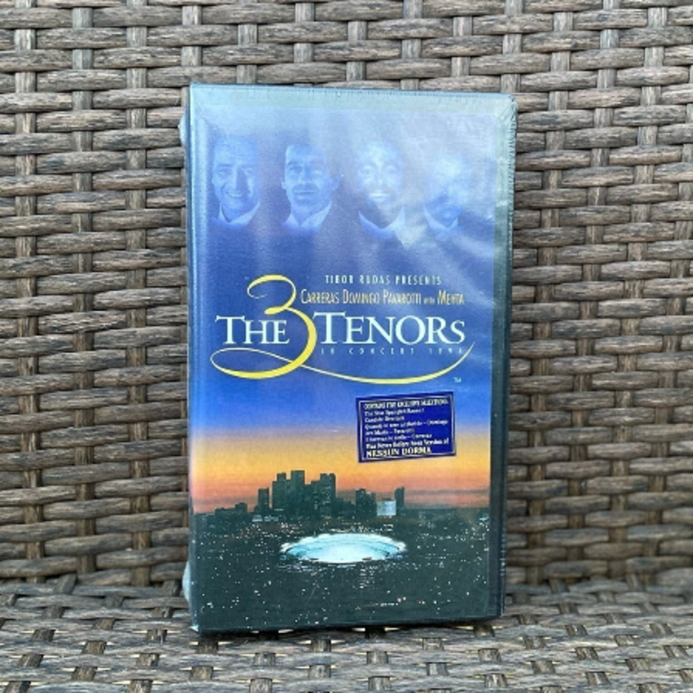 NEW The 3 Tenors In Concert 1994 VHS Tape Factory Sealed Carreras Domingo
